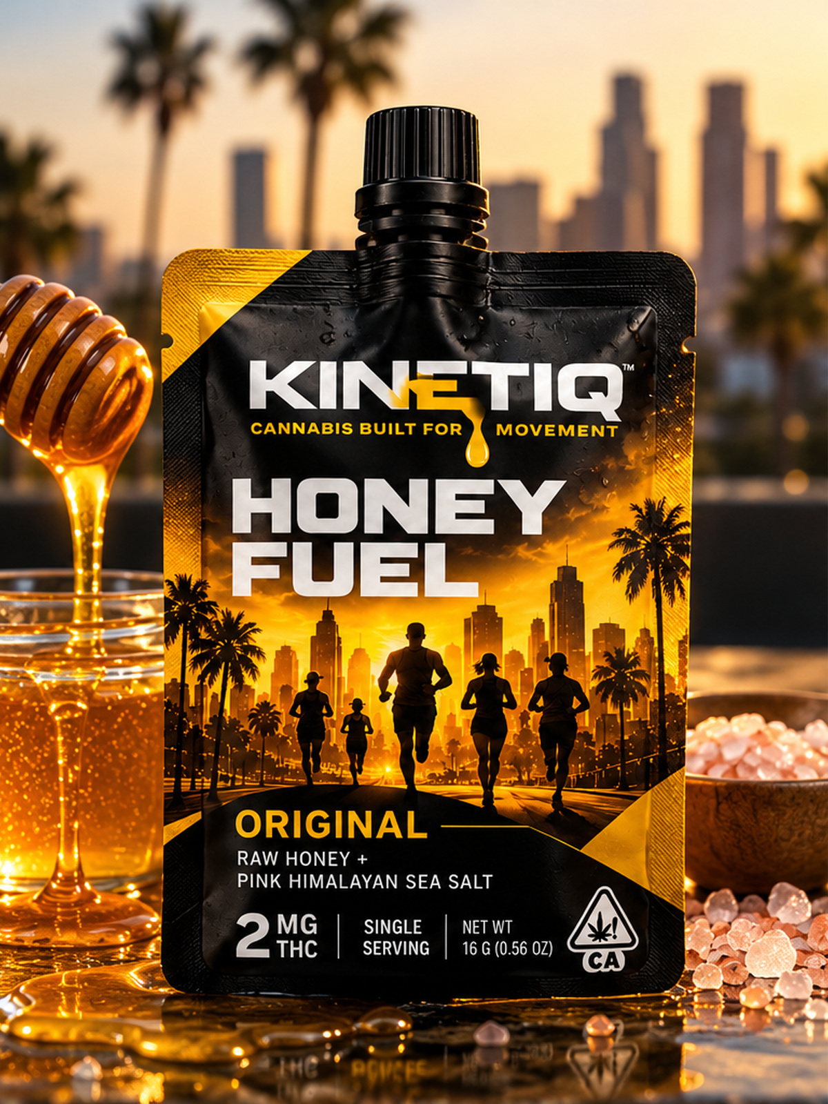 KINETIQ Honey Fuel Original spout pouch packaging concept